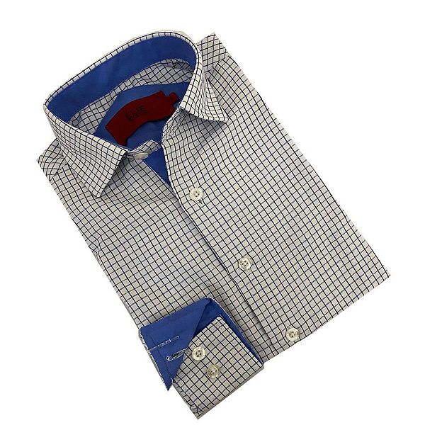 Мужская рубашка с коротким рукавом в клетку Slim fit Elie Balleh
Мужская рубашка с коротким рукавом в клетку Slim fit Elie Balleh