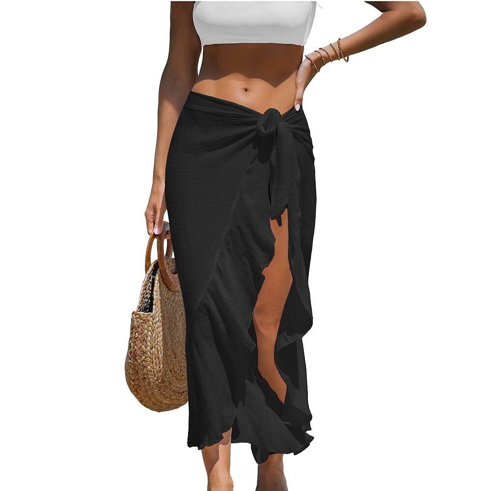 Женское накидка миди черного цвета CUPSHE с завязками по бокам, черный
Женское накидка миди черного цвета CUPSHE с завязками по бокам, черный