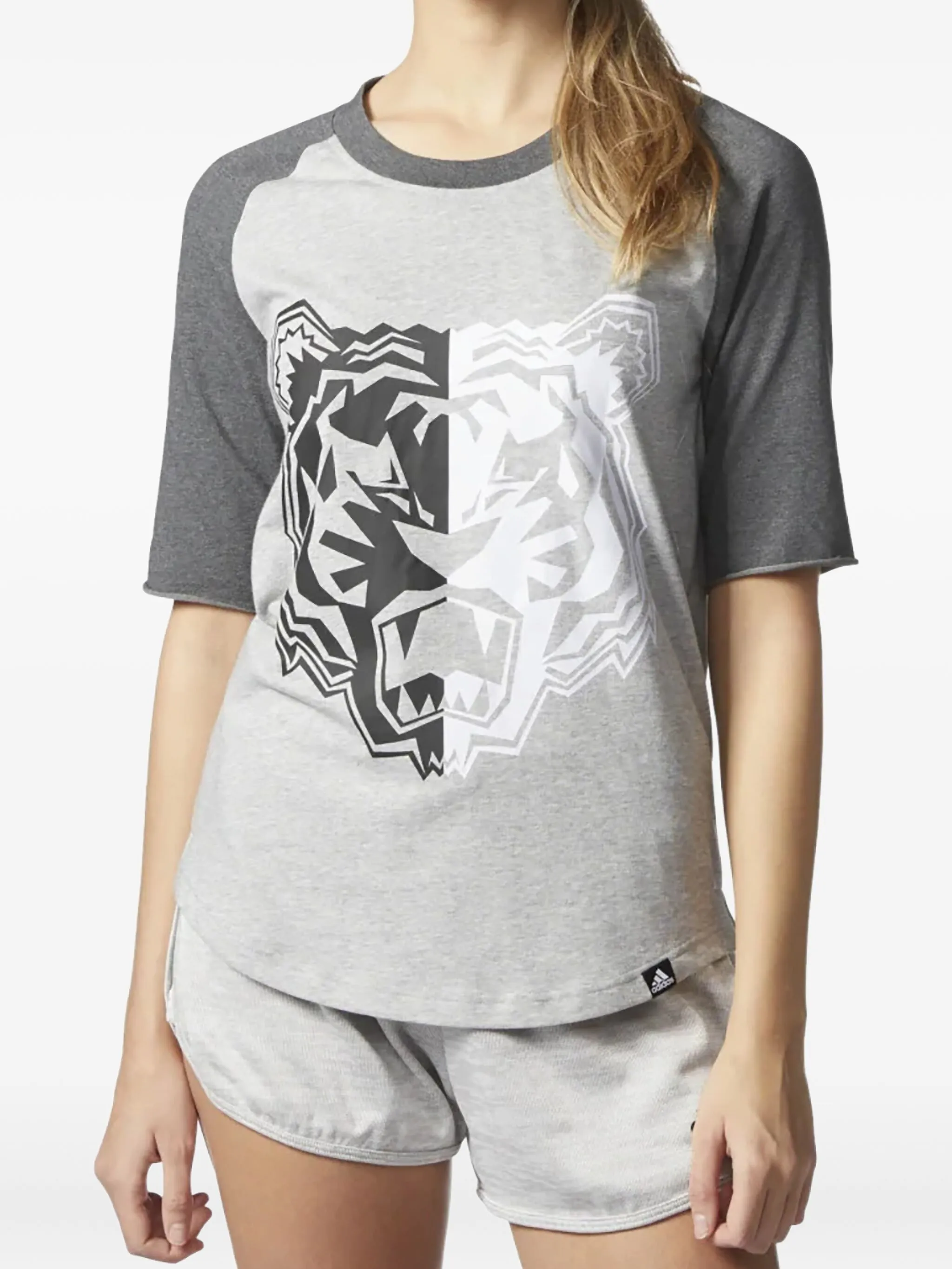 Футболка Tiger Mascot Athletic Adidas, серый
Футболка Tiger Mascot Athletic Adidas, серый