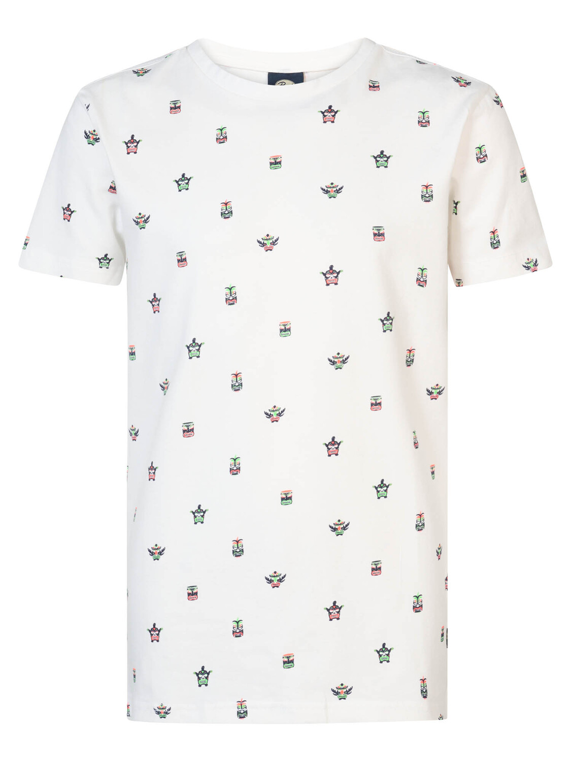 Футболка с узором «морской фьюжн» по всей поверхности Petrol Industries, белый 
Футболка с узором «морской фьюжн» по всей поверхности Petrol Industries, белый