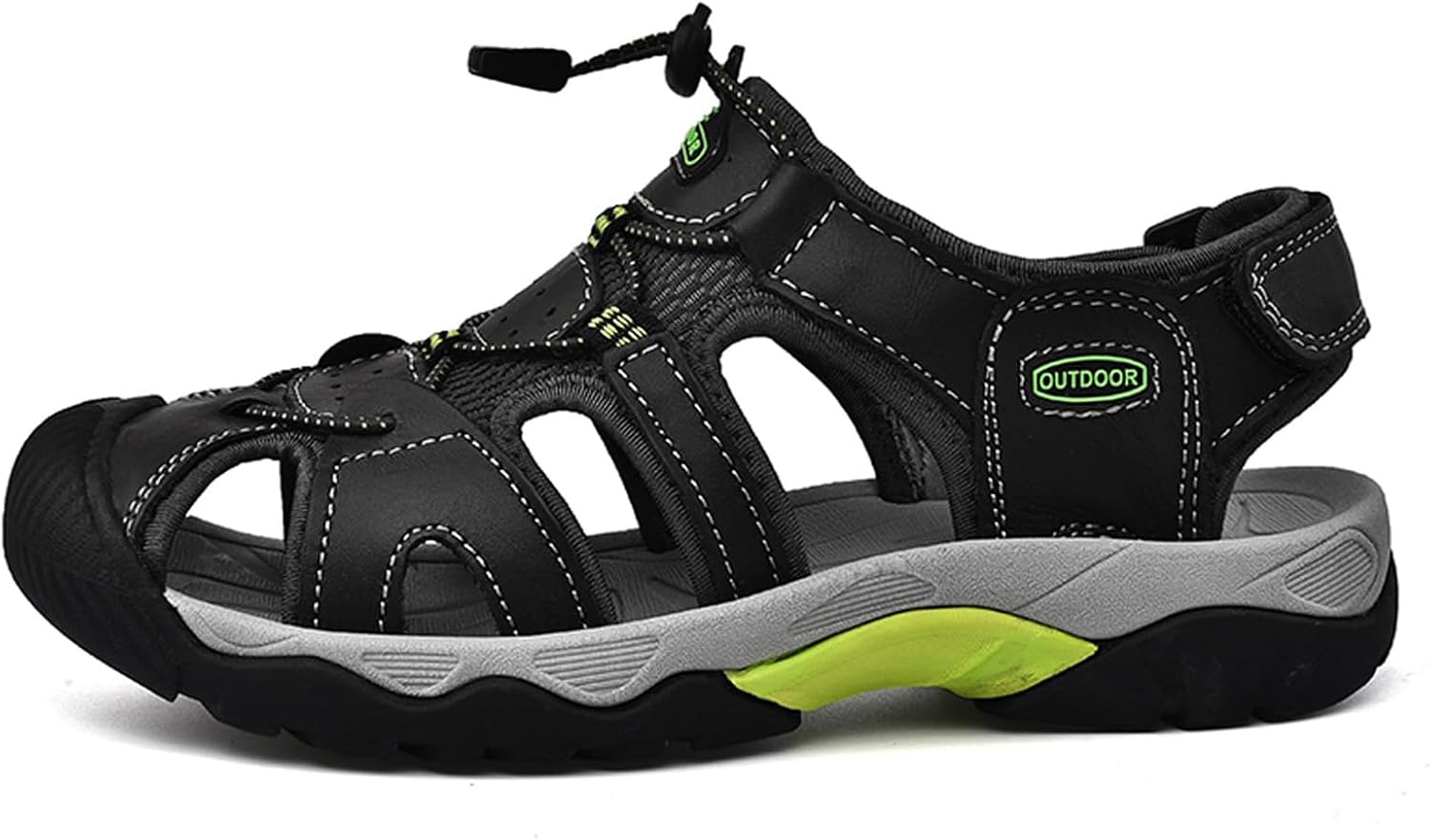 Мужские закрытые сандалии для пеших прогулок, спортивные водонепроницаемые кожаные сандалии, легкие летние прогулочные повседневные водные обувь Generic, черный
Мужские закрытые сандалии для пеших прогулок, спортивные водонепроницаемые кожаные сандалии, легкие летние прогулочные повседневные водные обувь Generic, черный