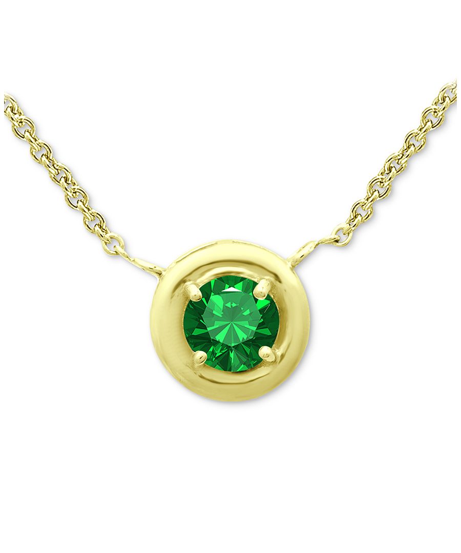 Подвеска-колье с зелеными кубическими цирконами, длина 40 см Giani Bernini, Gold Over Silver
Подвеска-колье с зелеными кубическими цирконами, длина 40 см Giani Bernini, Gold Over Silver