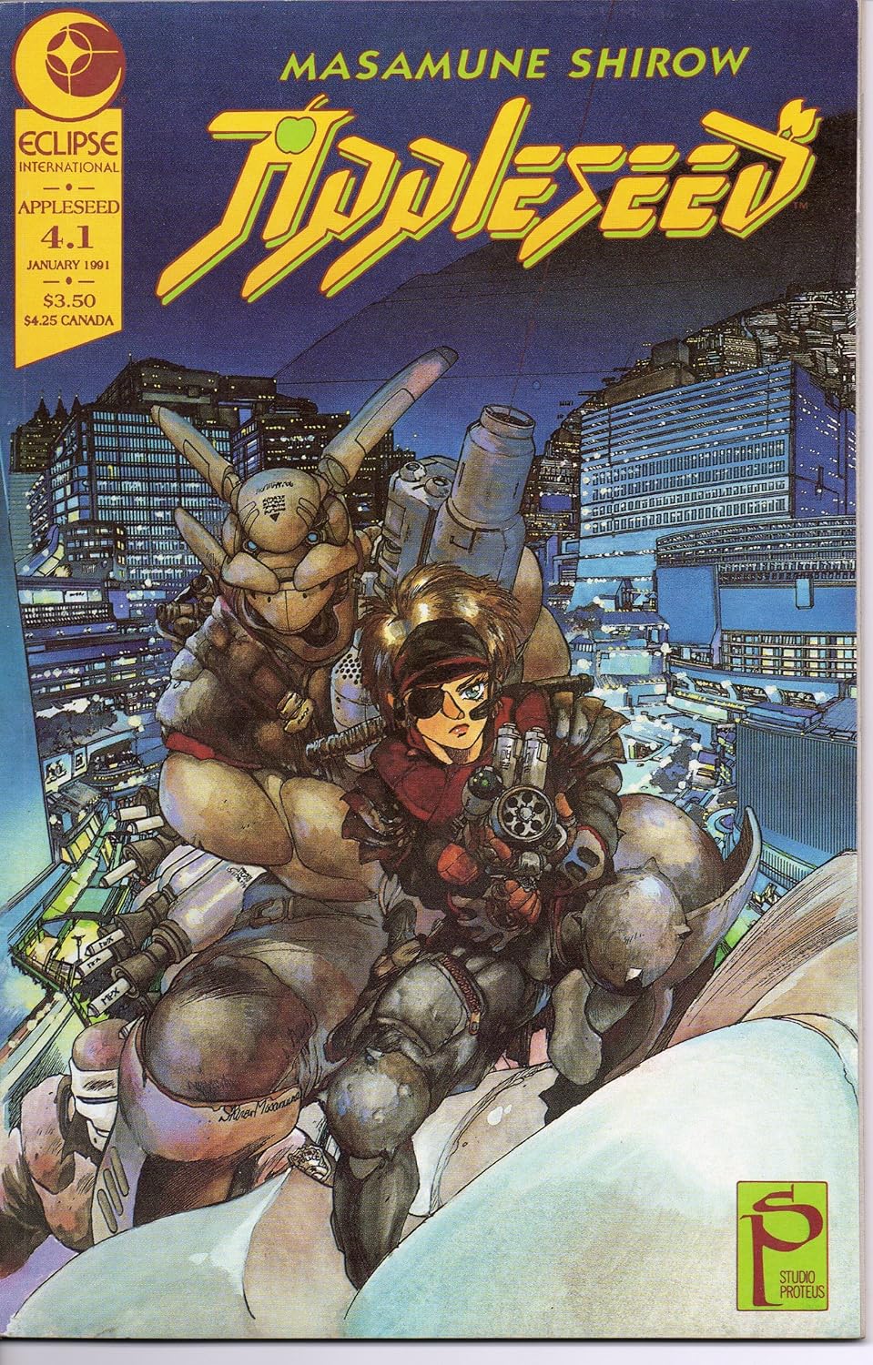 Appleseed 4.1 (Book 4, Vol. 1 of 4) (Jan. 1991) (Dark Horse Comics)
Appleseed 4.1 (Book 4, Vol. 1 of 4) (Jan. 1991) (Dark Horse Comics)