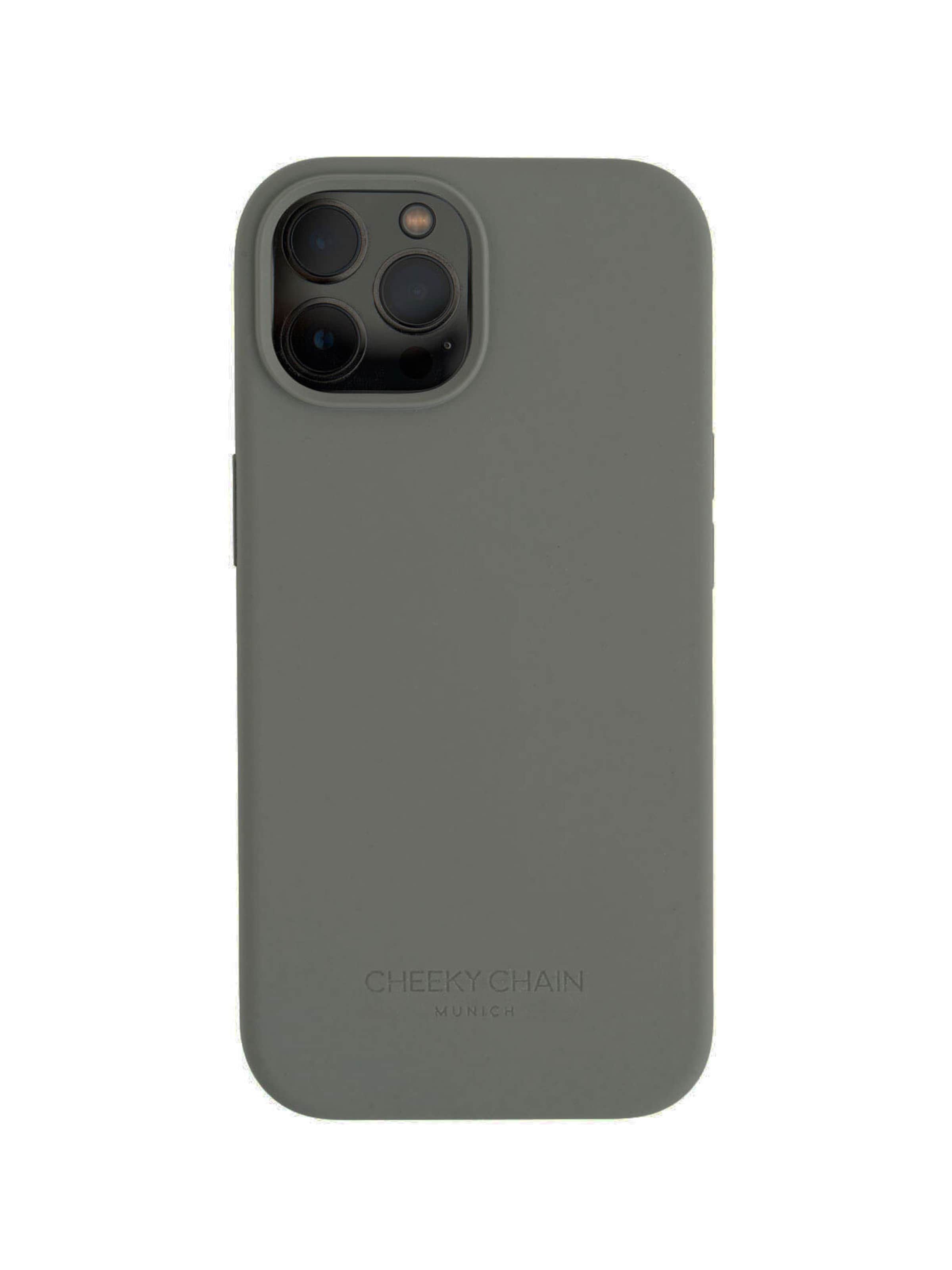 Cheeky Chain Munich Чехол для смартфона 'iPhone 15 Pro' в темно-сером цвете
Cheeky Chain Munich Чехол для смартфона 'iPhone 15 Pro' в темно-сером цвете