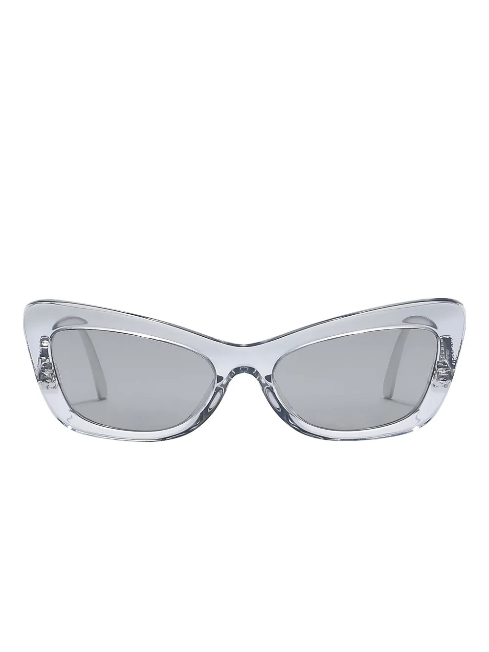 Солнцезащитные очки в оправе «кошачий глаз» Dolce & Gabbana Eyewear, серый 
Солнцезащитные очки в оправе «кошачий глаз» Dolce & Gabbana Eyewear, серый