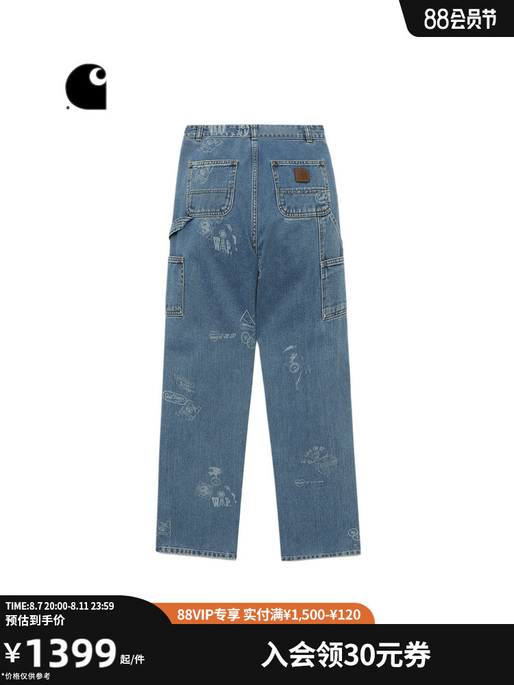 Джинсы женские Carhartt WIP с рисунком в стиле комиксов, синий
Джинсы женские Carhartt WIP с рисунком в стиле комиксов, синий