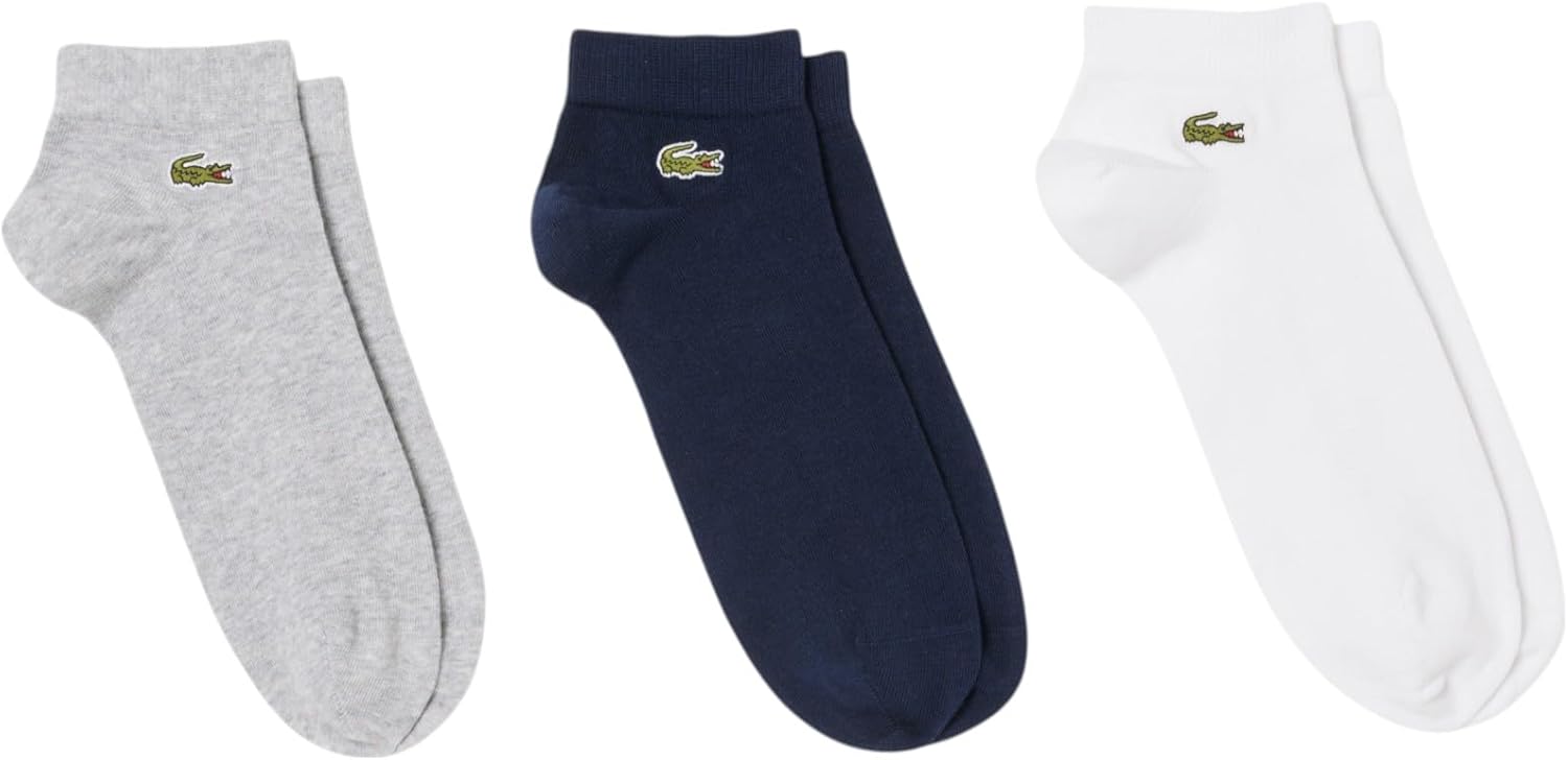 Набор из 3 низких носков Lacoste унисекс, Grey Chine/Navy Blue/White
Набор из 3 низких носков Lacoste унисекс, Grey Chine/Navy Blue/White