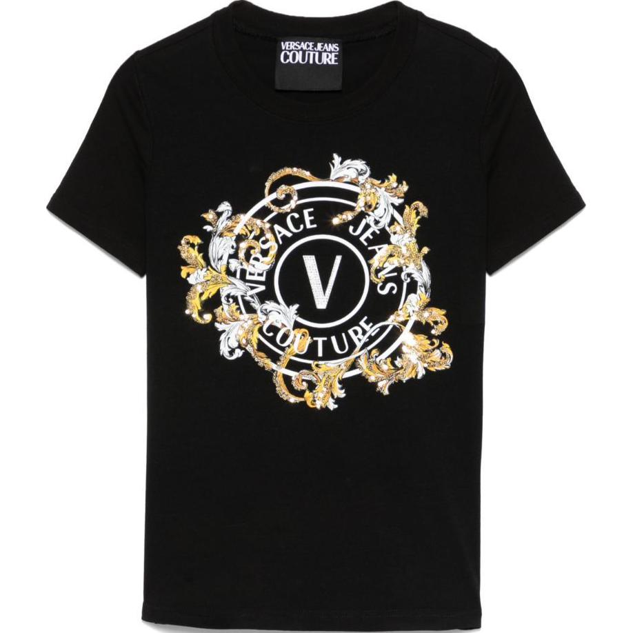 Футболка с принтом логотипа VERSACE JEANS COUTURE, черный
Футболка с принтом логотипа VERSACE JEANS COUTURE, черный