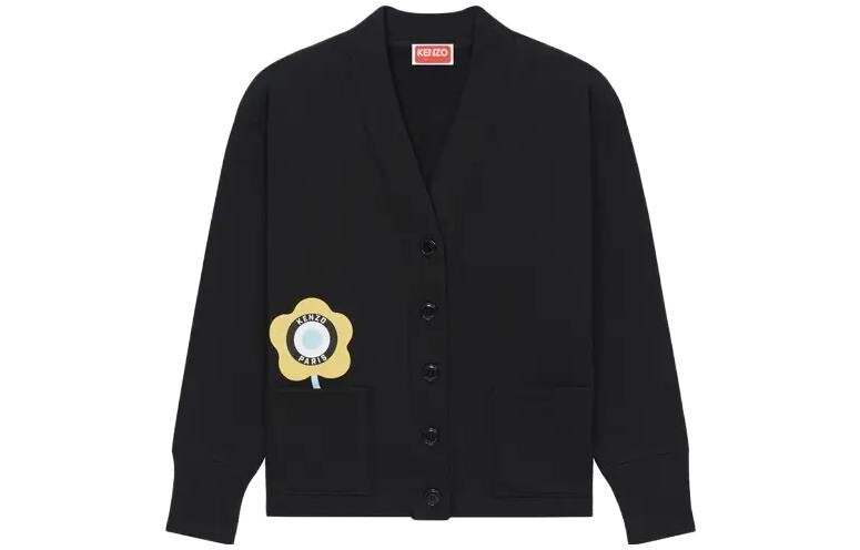 Кардиган женский Kenzo на пуговицах, черный
Кардиган женский Kenzo на пуговицах, черный