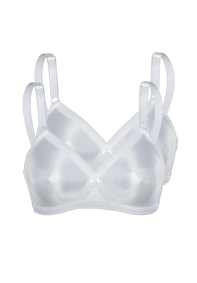 Бюстгальтер с перекрестной панелью 2 шт. в упаковке Sassa, белый
Бюстгальтер с перекрестной панелью 2 шт. в упаковке Sassa, белый