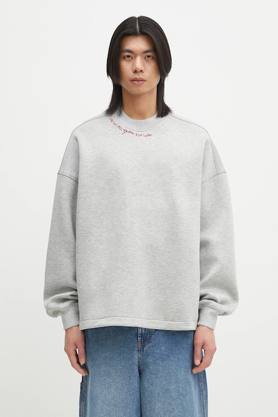 Толстовка свободного кроя из неопрена с вышитой горловиной Fiorucci, серый
Толстовка свободного кроя из неопрена с вышитой горловиной Fiorucci, серый