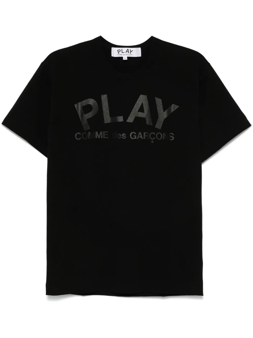 Футболка с логотипом Comme Des Garçons Play, черный 
Футболка с логотипом Comme Des Garçons Play, черный