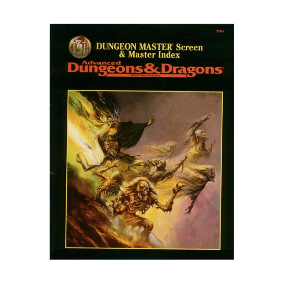 Экран Мастера Подземелий и Индекс Мастера, Advanced Dungeons & Dragons (2nd Edition) - Dungeon Master's Books
Экран Мастера Подземелий и Индекс Мастера, Advanced Dungeons & Dragons (2nd Edition) - Dungeon Master's Books