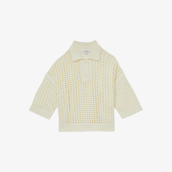 Джемпер Reika Reiss с воротником из хлопка, сливочный
Джемпер Reika Reiss с воротником из хлопка, сливочный