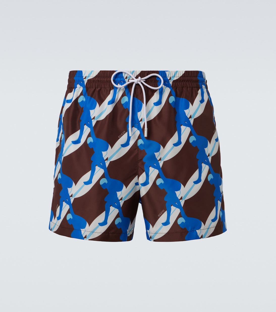 Печатные поплиновые плавки Gucci, Brown/White/Mc
Печатные поплиновые плавки Gucci, Brown/White/Mc