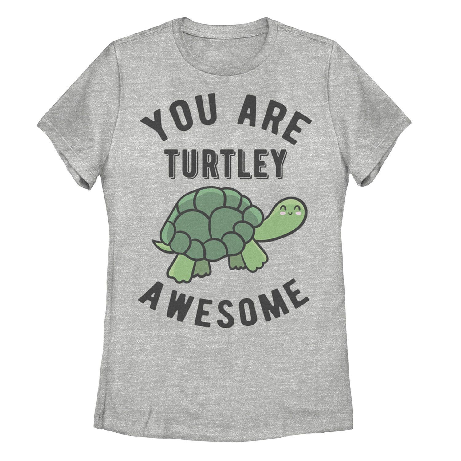 Детская футболка You Are Turtley Awesome с рисунком Happy Turtle
Детская футболка You Are Turtley Awesome с рисунком Happy Turtle