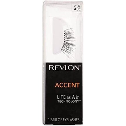 Накладные ресницы Lite As Air Accent, естественное удлинение до половины ресниц, Revlon
Накладные ресницы Lite As Air Accent, естественное удлинение до половины ресниц, Revlon