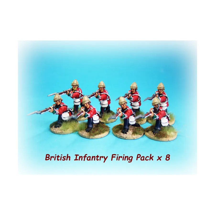 Британская пехота ведет огонь, Zulu War 1897 - British (28mm)
Британская пехота ведет огонь, Zulu War 1897 - British (28mm)