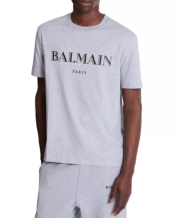 Футболка с винтажным логотипом Balmain, серый
Футболка с винтажным логотипом Balmain, серый