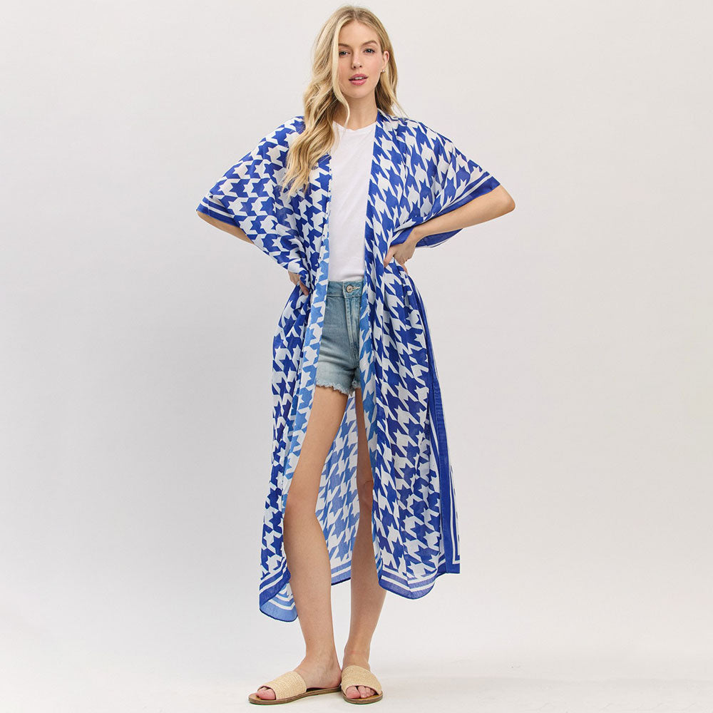 Хаундстаут принт длинное кимоно пончо с открытым передом TRUEDAMES, синий/белый
Хаундстаут принт длинное кимоно пончо с открытым передом TRUEDAMES, синий/белый