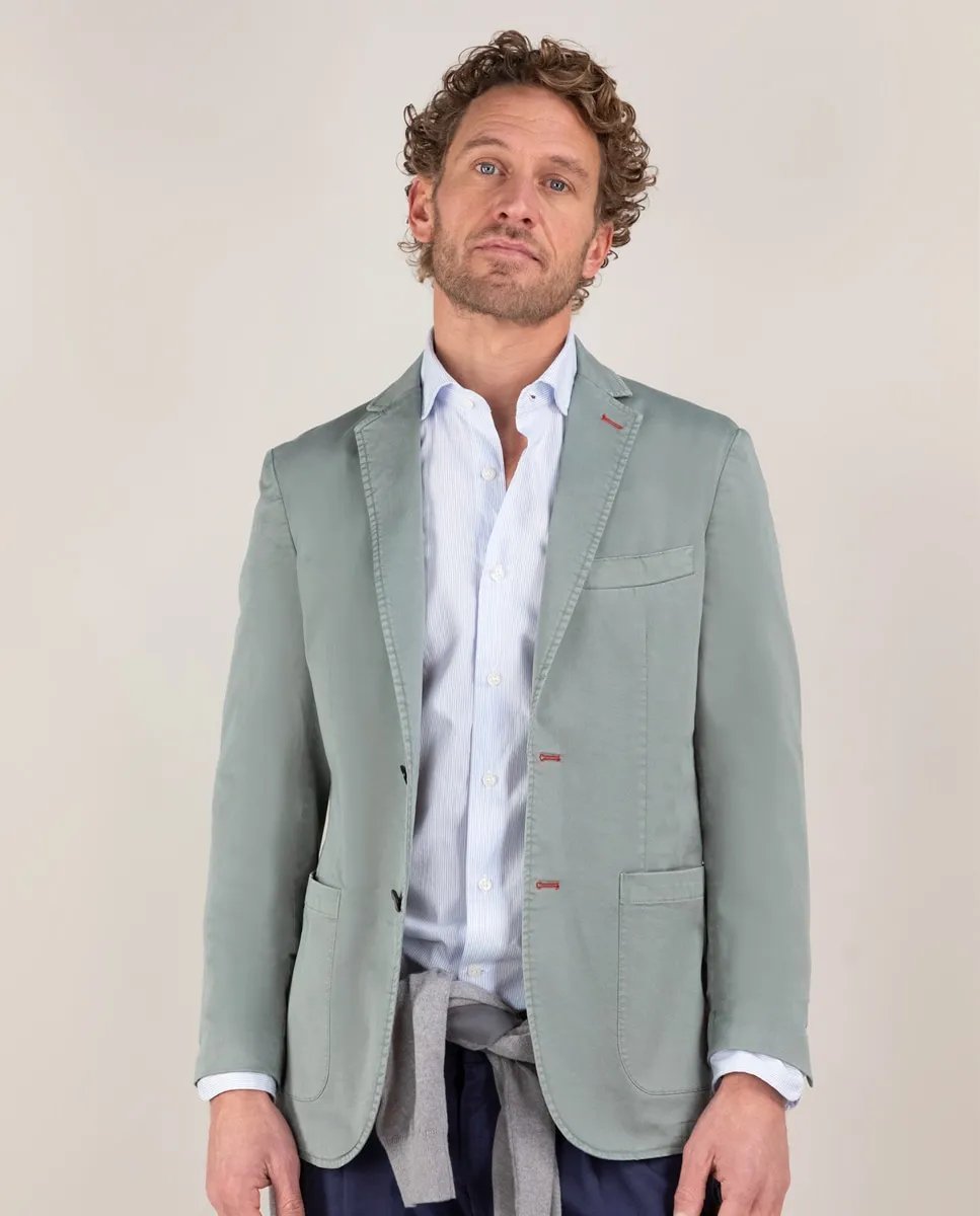 Мужской блейзер из окрашенной ткани твил El Ganso, зеленый
Мужской блейзер из окрашенной ткани твил El Ganso, зеленый