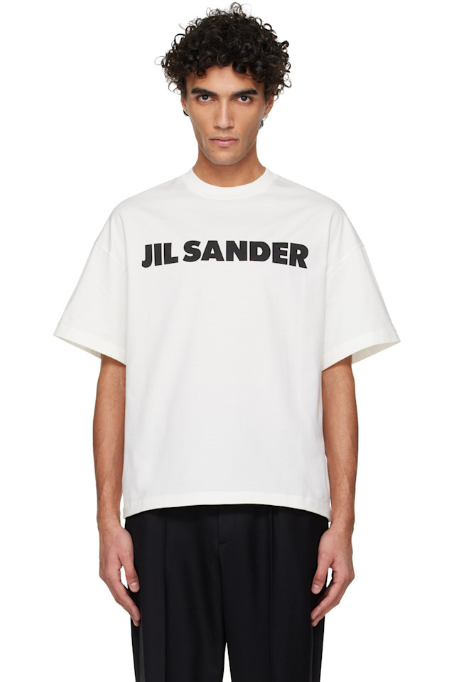Jil Sander Белая футболка с логотипом
Jil Sander Белая футболка с логотипом