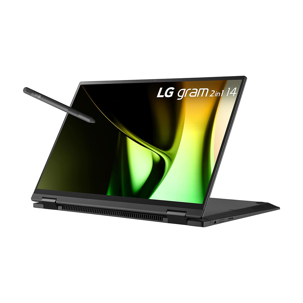 Ноутбук-трансформер LG gram 2-in-1, 14" Touch, 16 ГБ/1 ТБ, Ultra 7 155H, черный, английская раскладка
Ноутбук-трансформер LG gram 2-in-1, 14" Touch, 16 ГБ/1 ТБ, Ultra 7 155H, черный, английская раскладка
