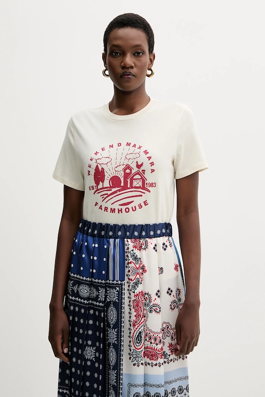 Футболка CLOWN из хлопка Weekend Max Mara, бежевый
Футболка CLOWN из хлопка Weekend Max Mara, бежевый