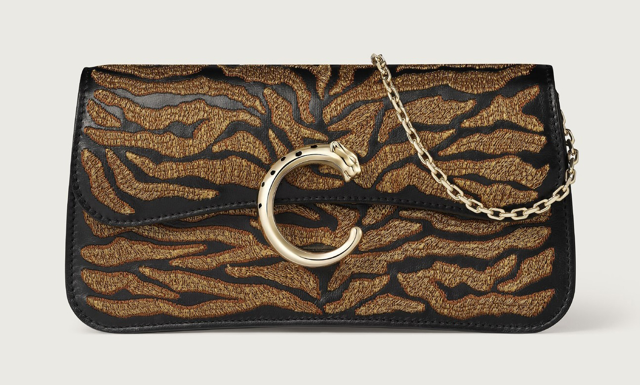 Сумка Cartier Mini Panthère C, черный/золото
Сумка Cartier Mini Panthère C, черный/золото