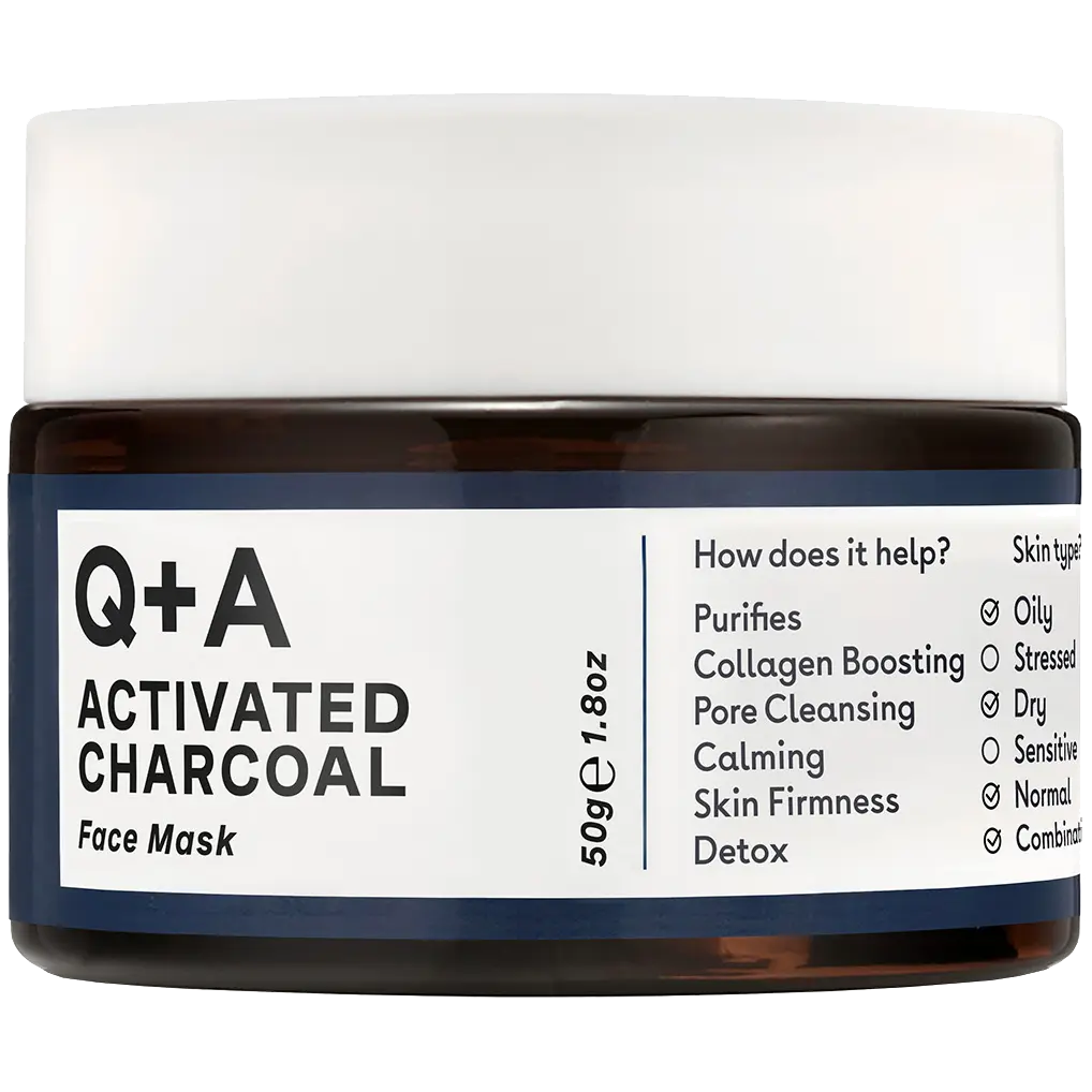 Q+A Activated Charcoal маска для лица, 50 мл
Q+A Activated Charcoal маска для лица, 50 мл