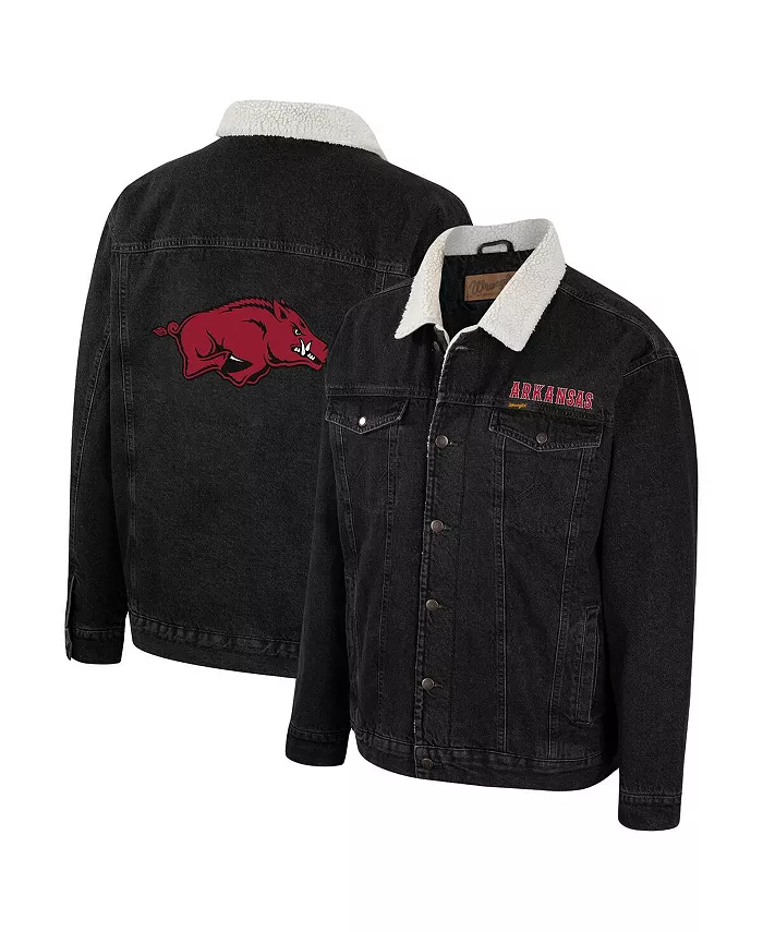 Мужская застегивающаяся джинсовая куртка Wrangler Charcoal Arkansas Razorbacks в западном стиле Colosseum
Мужская застегивающаяся джинсовая куртка Wrangler Charcoal Arkansas Razorbacks в западном стиле Colosseum