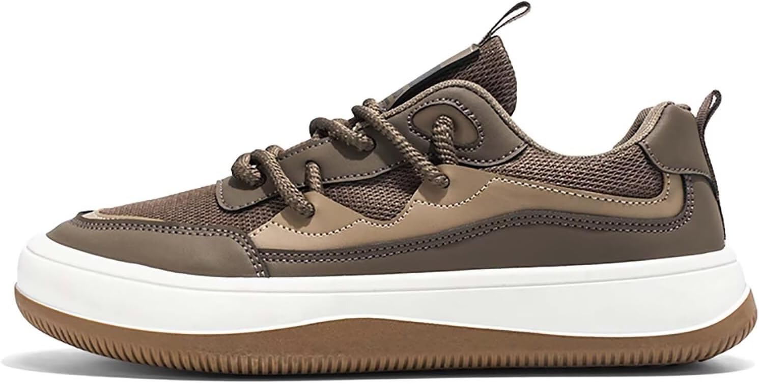 Мужские прогулочные кроссовки TERBOFIN с дышащим верхом из сетки, комфортные модные скейт-кеды, коричневый
Мужские прогулочные кроссовки TERBOFIN с дышащим верхом из сетки, комфортные модные скейт-кеды, коричневый