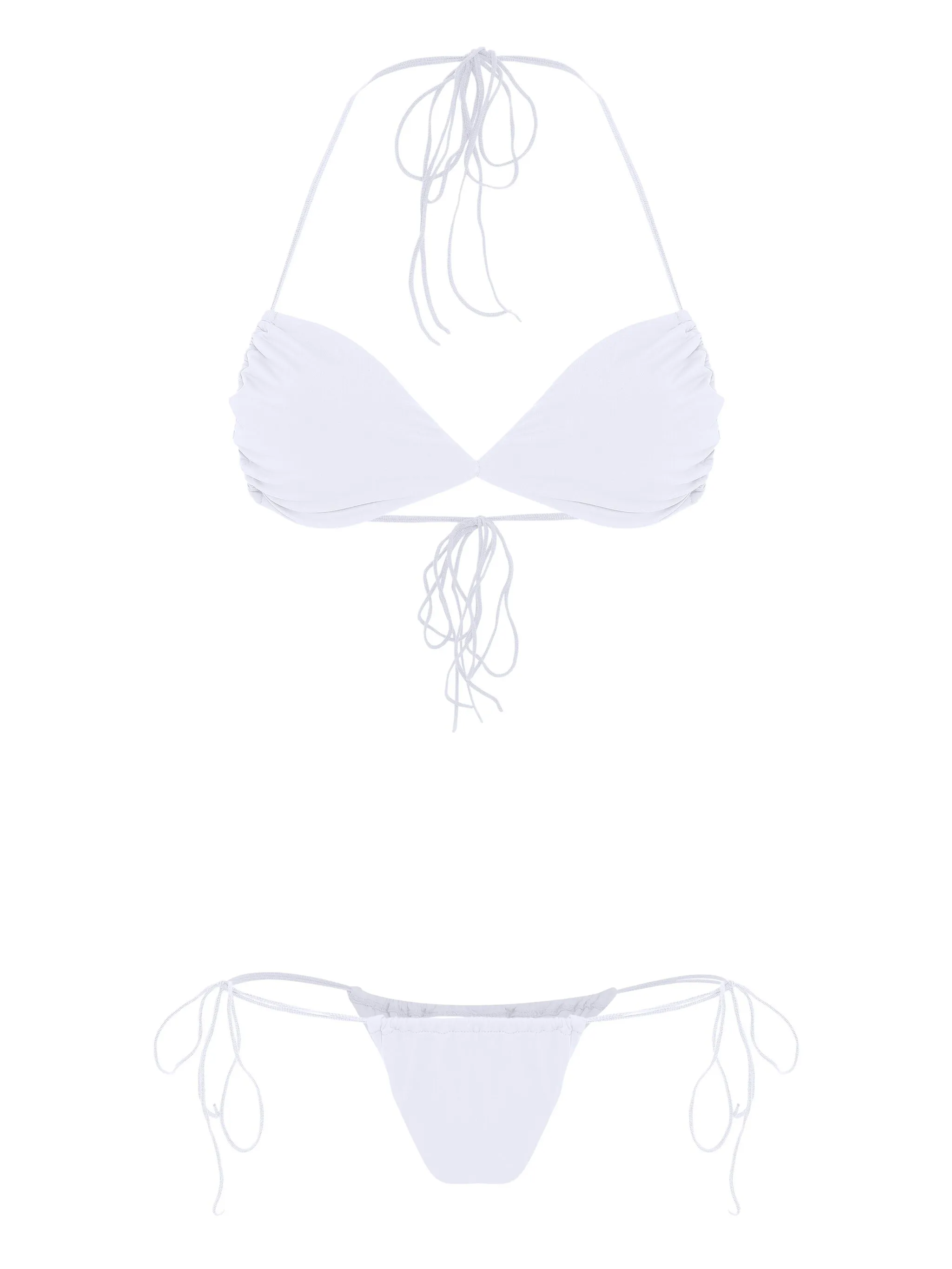 Бикини с треугольными чашками Amir Slama, белый
Бикини с треугольными чашками Amir Slama, белый