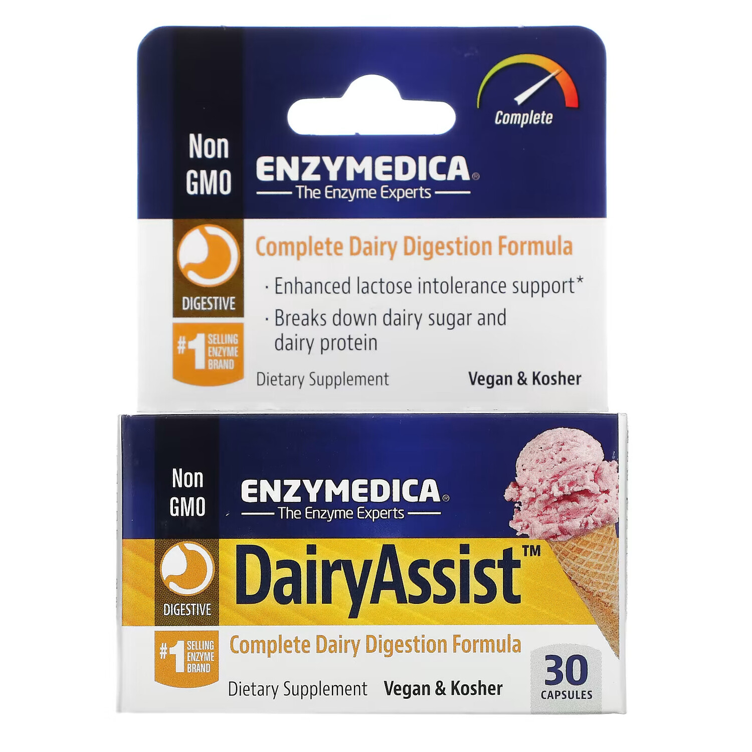 Enzymedica, DairyAssist, 30 капсул
Enzymedica, DairyAssist, 30 капсул