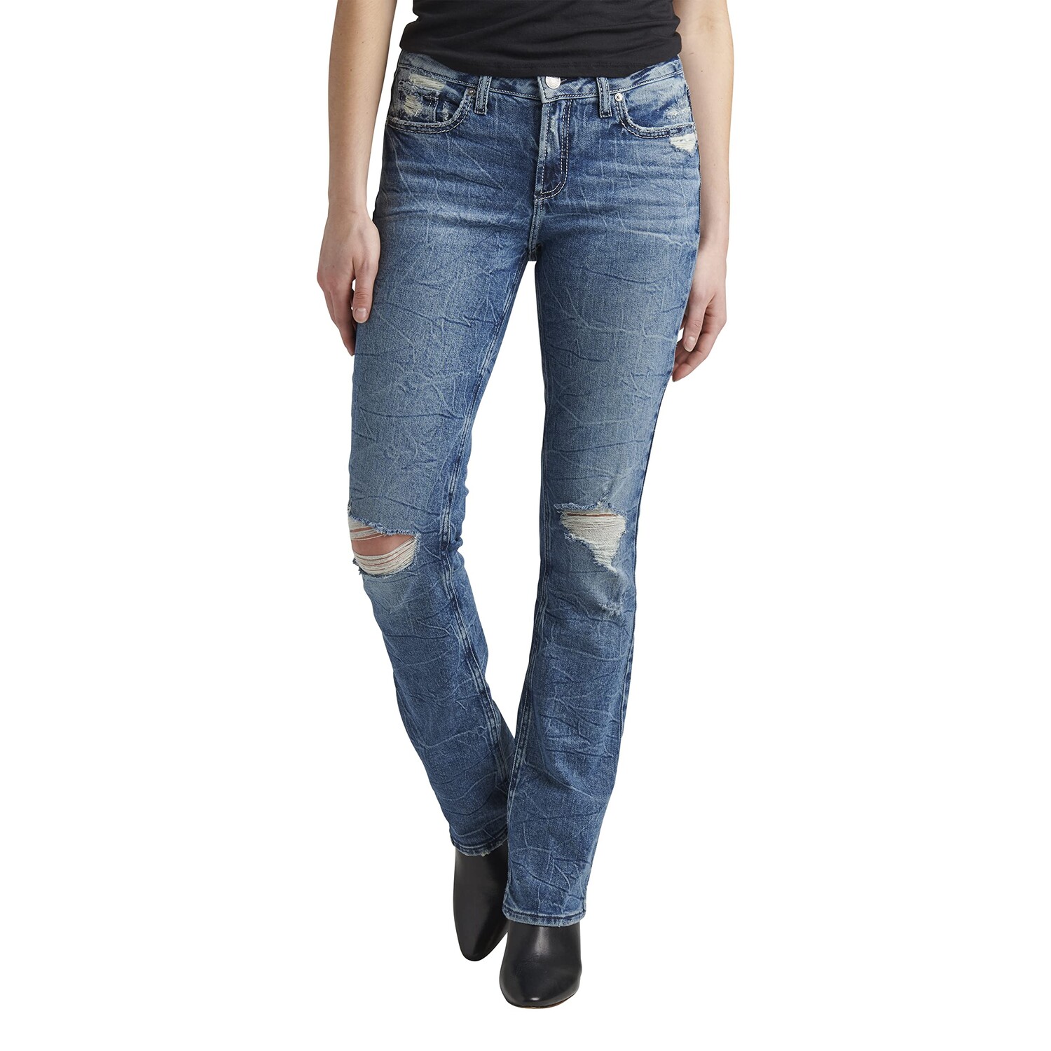 Джинсы Silver Jeans Co., Suki Mid-Rise Slim Bootcut Jeans L93616EOE348
Джинсы Silver Jeans Co., Suki Mid-Rise Slim Bootcut Jeans L93616EOE348