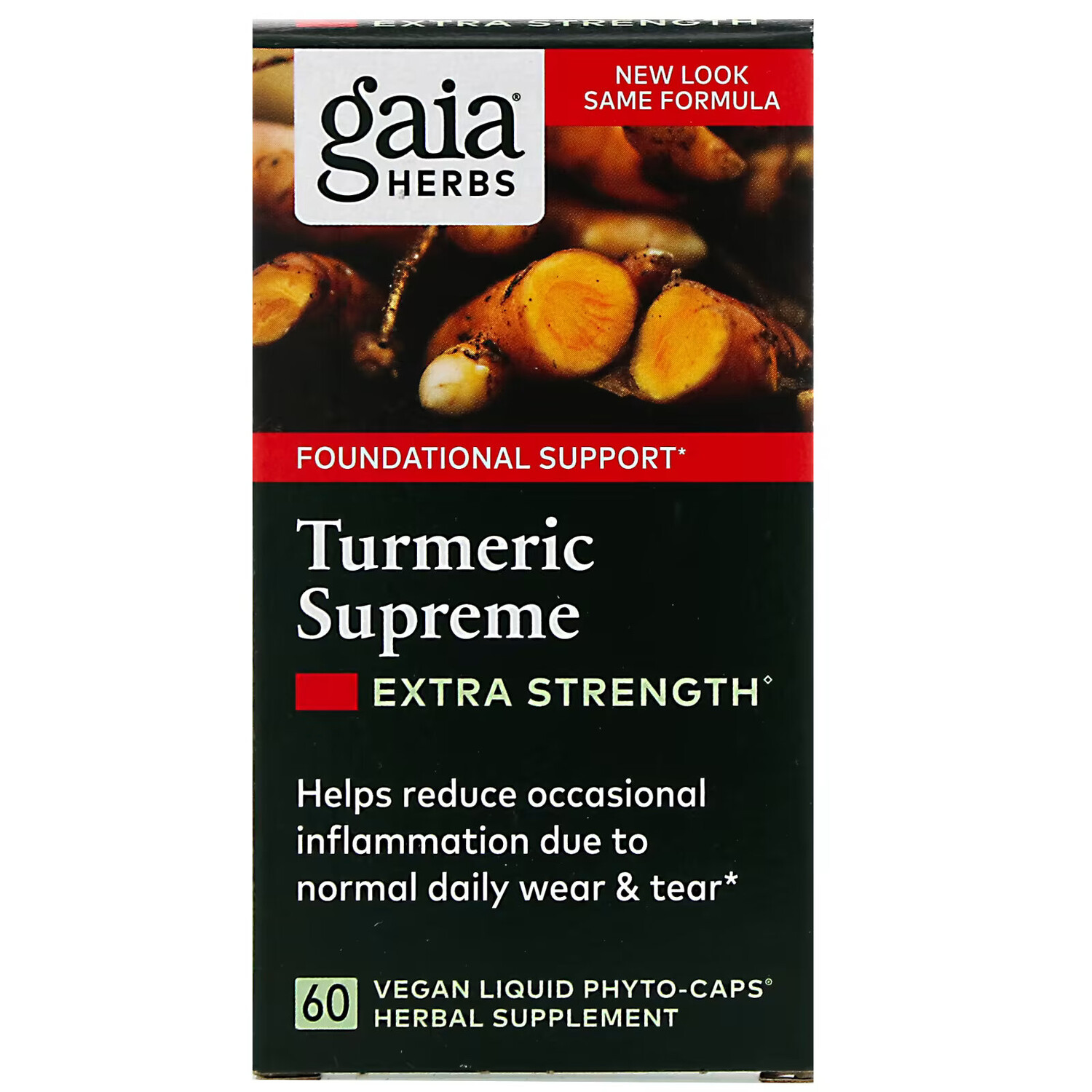Gaia Herbs, Turmeric Supreme, Extra Strength, куркума, 60 растительных фито-капсул с жидкостью
Gaia Herbs, Turmeric Supreme, Extra Strength, куркума, 60 растительных фито-капсул с жидкостью