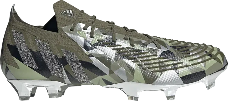 Бутсы Adidas Swarovski x Predator Edge.1 FG 'Focus Olive Crystal', зеленый 
Бутсы Adidas Swarovski x Predator Edge.1 FG 'Focus Olive Crystal', зеленый