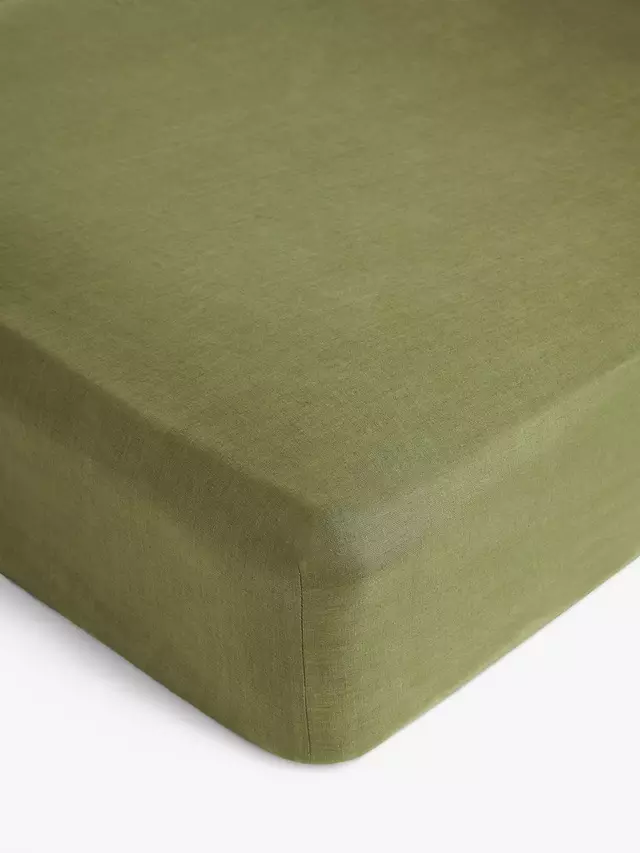 Простыня на резинке John Lewis Comfy & Relaxed Washed Linen Deep, цвет avocado/green
Простыня на резинке John Lewis Comfy & Relaxed Washed Linen Deep, цвет avocado/green