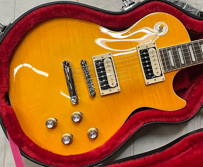 Epiphone Slash Signature Les Paul Standard 2022 Appetite Burst New Unplayed Auth Dealer 9lb7oz #451
Epiphone Slash Signature Les Paul Standard 2022 Appetite Burst New Unplayed Auth Dealer 9lb7oz #451
