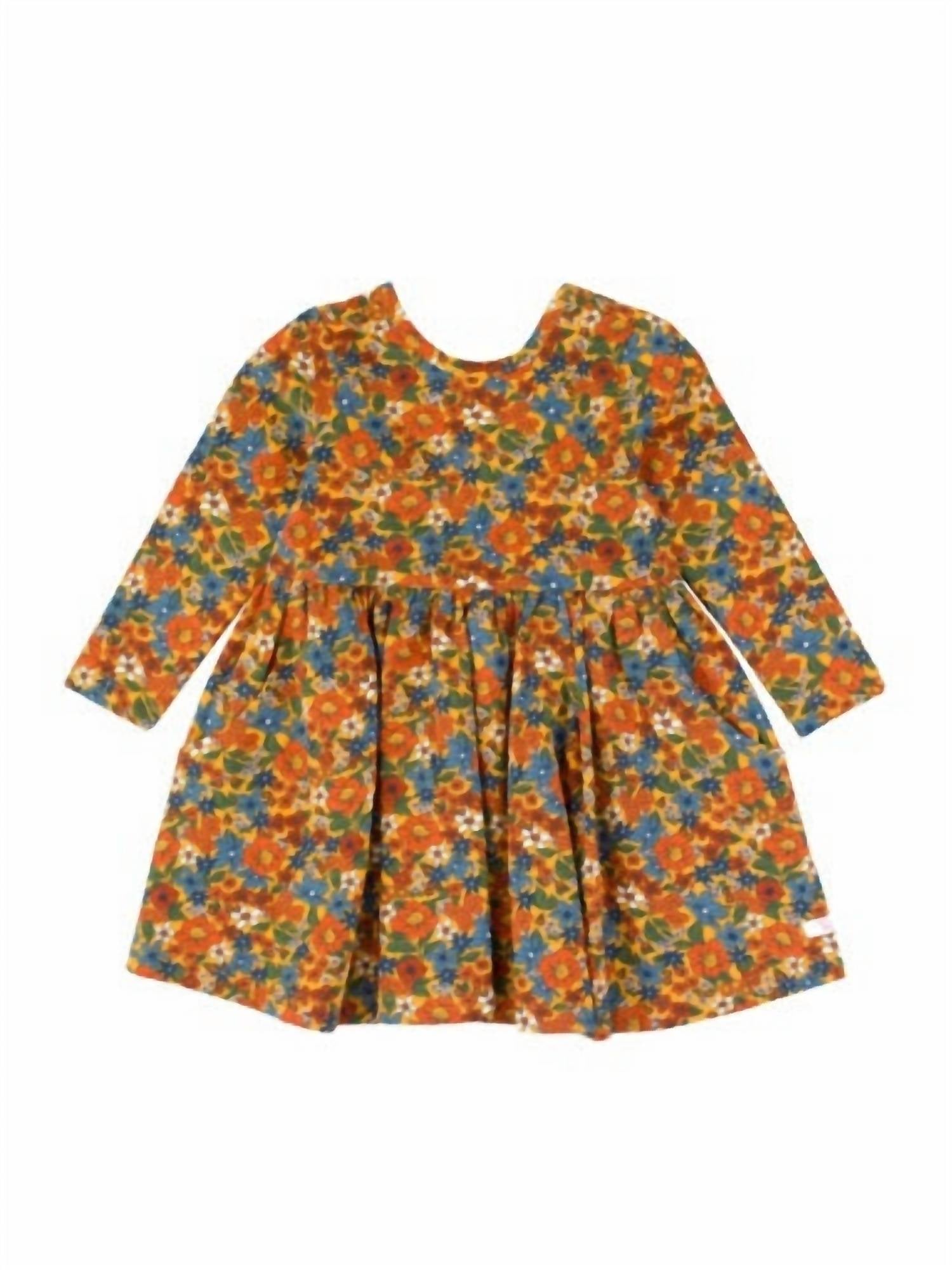 Трикотажное платье с длинными рукавами для девочек в цвете Golden Harvest RuffleButts
Трикотажное платье с длинными рукавами для девочек в цвете Golden Harvest RuffleButts