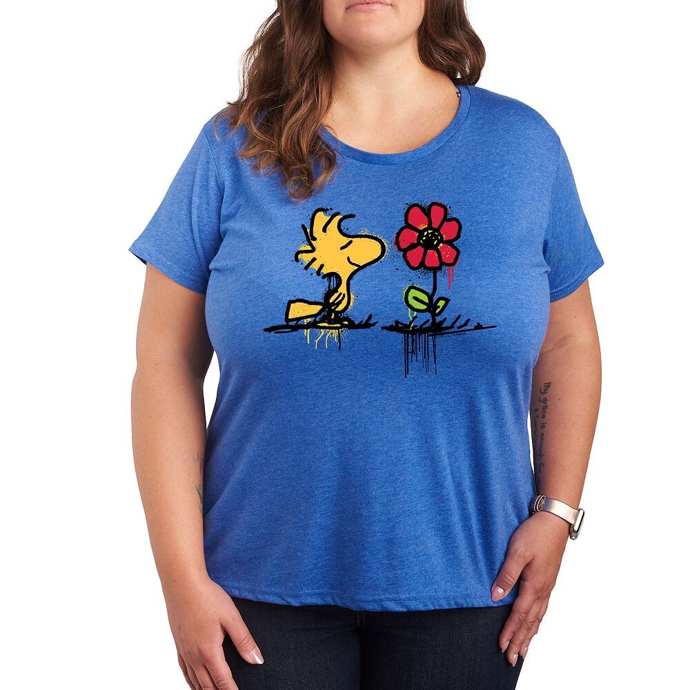 Футболка Plus Peanuts Woodstock Rose с рисунком розы Licensed Character, цвет Heather Royal Blue
Футболка Plus Peanuts Woodstock Rose с рисунком розы Licensed Character, цвет Heather Royal Blue