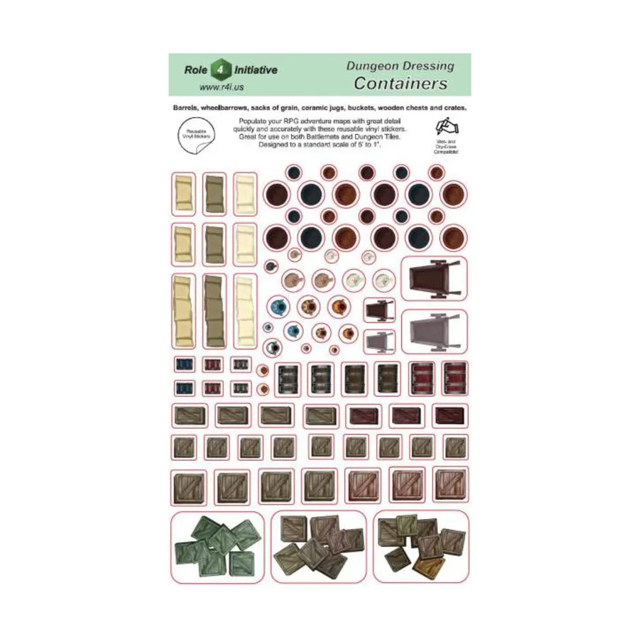 Контейнеры, Dungeon Dressing (Role 4 Initiative)
Контейнеры, Dungeon Dressing (Role 4 Initiative)