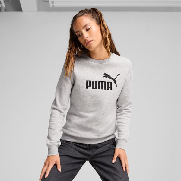 Женская толстовка с круглым вырезом и логотипом Puma Essentials, серый
Женская толстовка с круглым вырезом и логотипом Puma Essentials, серый