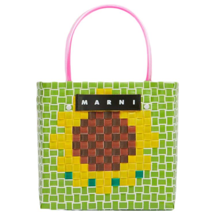 Пластиковая сумка-шопер, шоппер, женская ручная кладь "Трубы" зеленый MARNI
Пластиковая сумка-шопер, шоппер, женская ручная кладь "Трубы" зеленый MARNI