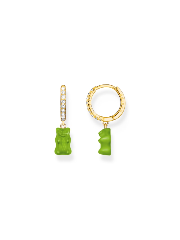 Thomas Sabo Серьга-кольцо с золотым медведем, зеленого цвета, в золотом, зеленом и белом цветах
Thomas Sabo Серьга-кольцо с золотым медведем, зеленого цвета, в золотом, зеленом и белом цветах