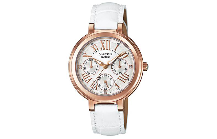 CASIO Женские часы SHEEN White SHE-3034GL-7A
CASIO Женские часы SHEEN White SHE-3034GL-7A