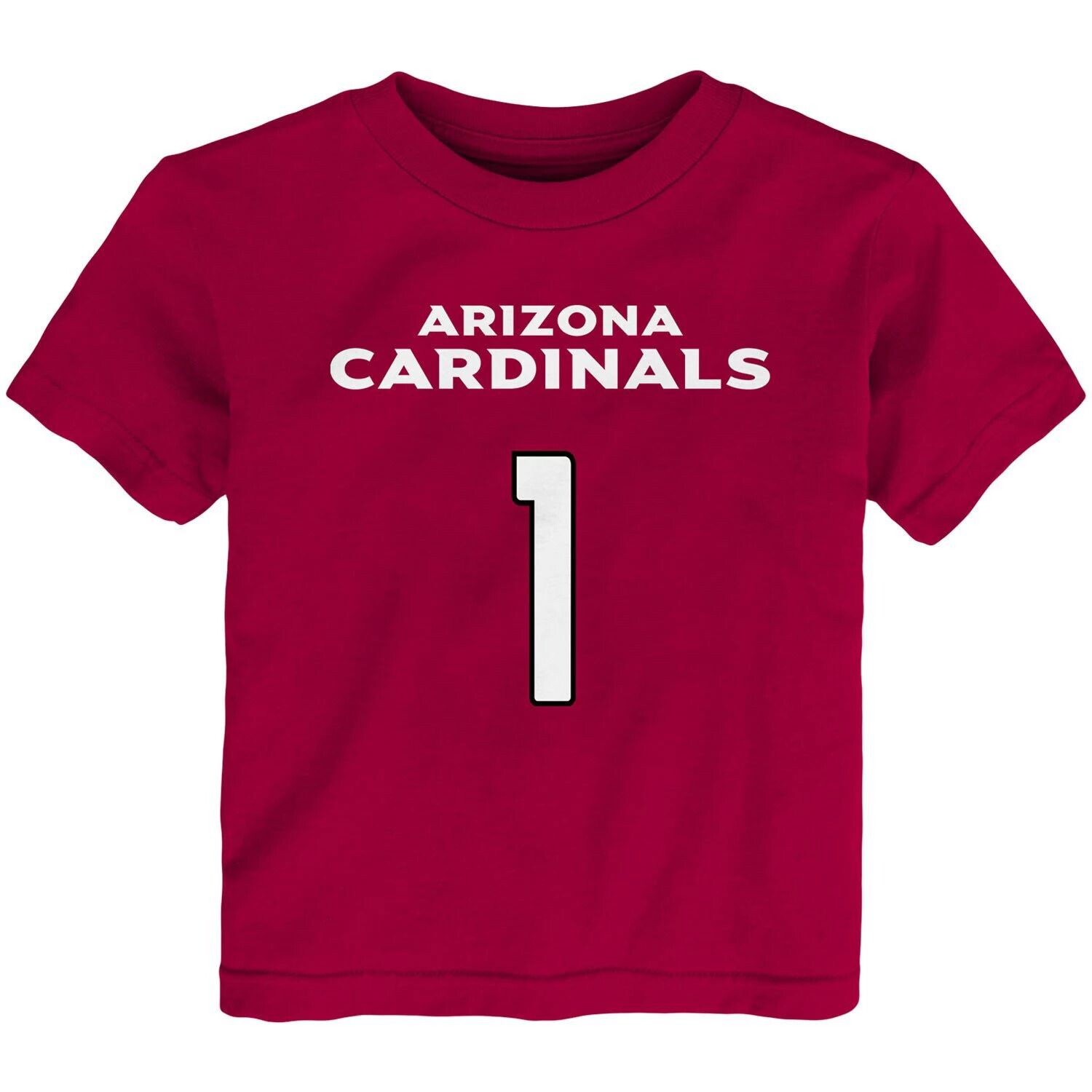 Футболка с именем и номером игрока Kyler Murray Cardinal Arizona Cardinals Mainliner для малышей Outerstuff 
Футболка с именем и номером игрока Kyler Murray Cardinal Arizona Cardinals Mainliner для малышей Outerstuff