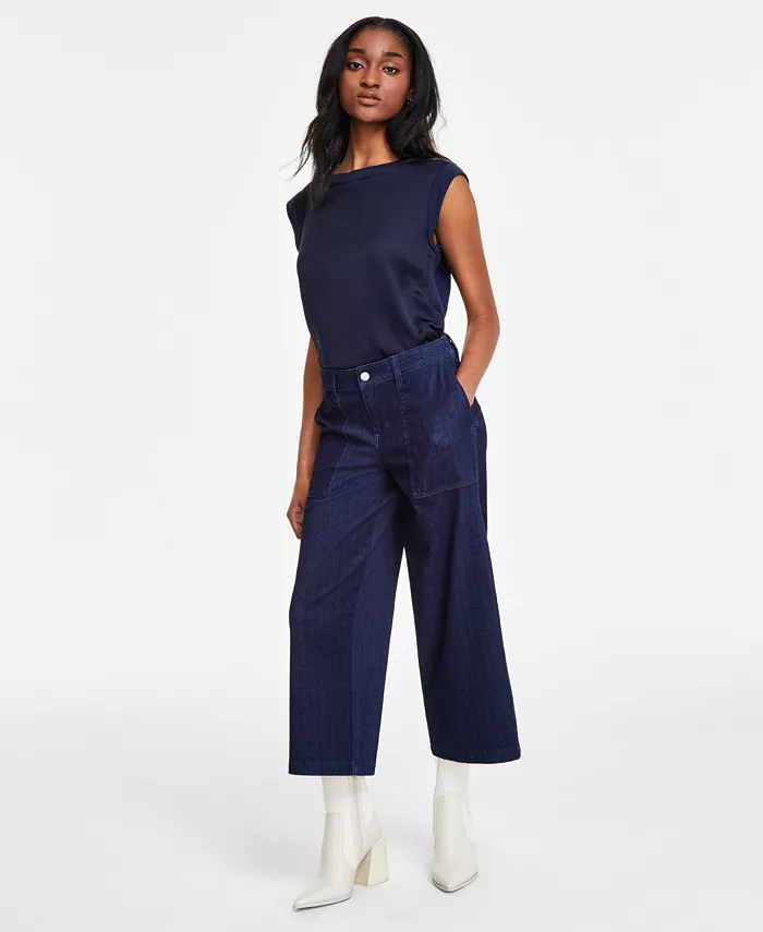 Женские джинсы-карго с широкими штанинами Liverpool Los Angeles, синий
Женские джинсы-карго с широкими штанинами Liverpool Los Angeles, синий