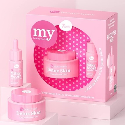 Набор для ухода за кожей на 7 дней с глиняной маской для лица и сывороткой для лица со скваланом - корейский подарочный набор по уходу за кожей для женщин и подростков 7days
Набор для ухода за кожей на 7 дней с глиняной маской для лица и сывороткой для лица со скваланом - корейский подарочный набор по уходу за кожей для женщин и подростков 7days