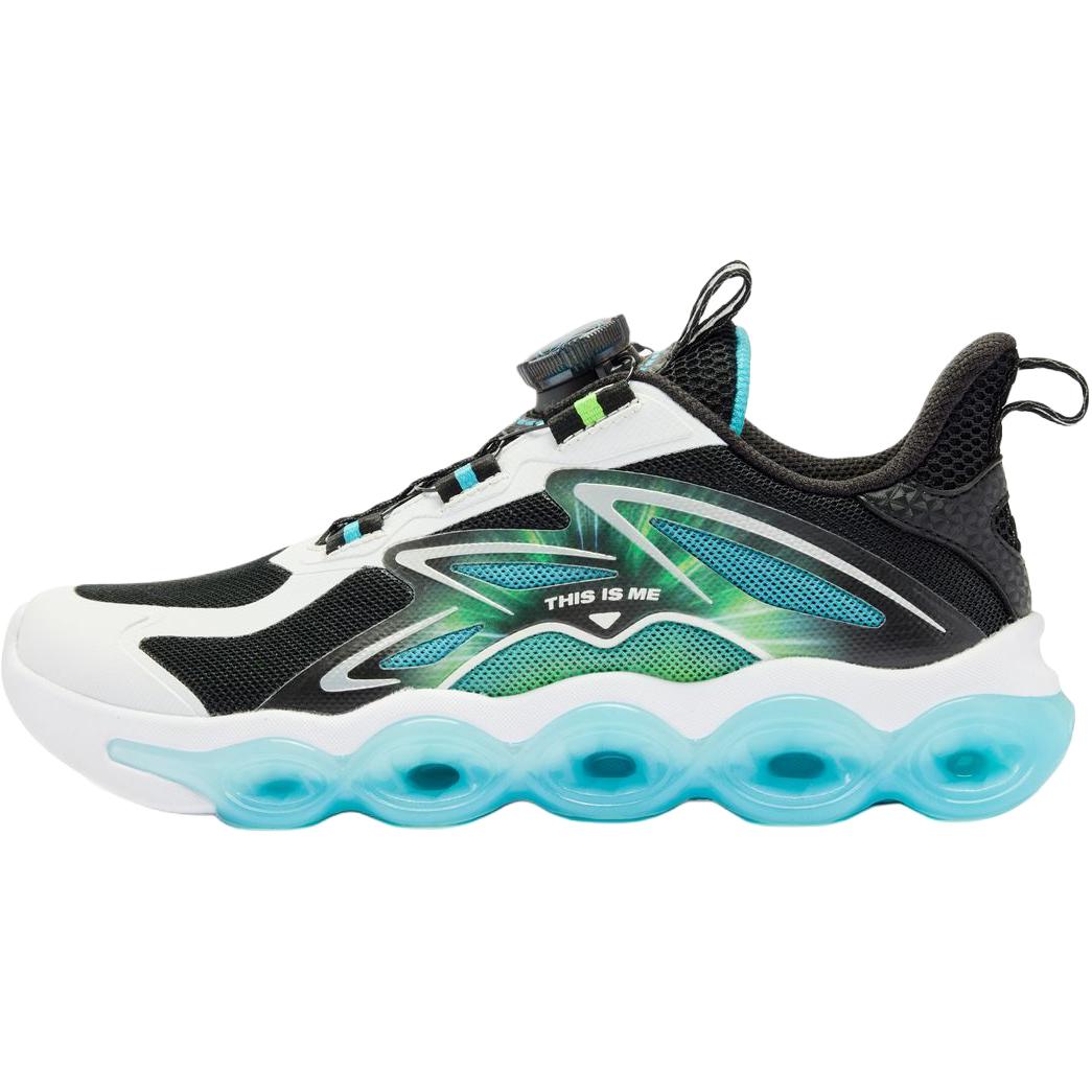 Кроссовки для бега с низким верхом, устойчивые к скольжению, для детей и подростков QIAODAN, черный 
Кроссовки для бега с низким верхом, устойчивые к скольжению, для детей и подростков QIAODAN, черный